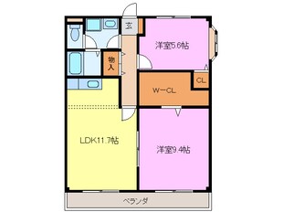 中村公園駅 バス12分  東条下車：停歩21分 2階の物件間取画像